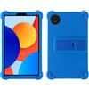 Generico Custodia Per Redmi Pad SE 8.7 - Leggera custodia protettiva antiurto per bambini morbida Silicone Case Cover per Xiaomi Redmi Pad SE 8.7 inch (DBlu)
