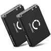 CELLONIC 2x Batteria compatibile con Canon PowerShot SX210 IS, SX200, NB-5L | 1120mAh, 3.7V, Ioni di Litio per Canon PowerShot SX220 HS, SX230, Digital IXUS 90 IS, 870, 980, 860, 850, Digital IXUS 900 Ti