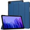 EasyAcc Custodia Cover Compatibile con Samsung Galaxy Tab A7 10.4 2020/2022 | SM-T500 T505 T507 Tablet, Ultra Sottile Smart Cover in Pelle con Sonno Sveglia, Blu Navy