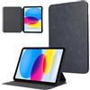 Generico DayQiQiPu Custodia per Honor MagicPad 2 (12,3 Pollici, Modello: ROD2-W09) Ultra Slim in PU Pelle con Supporto Retro Crazy Horse Flip Cover Minimalista Classica Anticaduta Copertina Blu Scuro