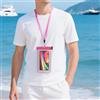 Generic Custodia impermeabile per telefono cellulare, custodia impermeabile per sport all'aria aperta (rosa, 20,3 x 10,2 cm)