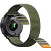 NotoCity Cinturino a strappo compatibile con Instinct 3-45mm,22mm,Verde militare | Durevole, materiale in nylon, traspirante, comodo da indossare, facile da regolare nella taglia
