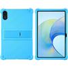 Generico Custodia Per Honor Pad X8a - Leggera custodia protettiva antiurto per bambini morbida Silicone Case Cover per Silicone Case for Honor Pad X8a 11 Inch (Blu)