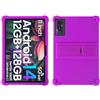 FKQLH Custodia per Blackview Tab 90 Wifi, Silicone Morbido Skin Leggero Custodia Protettiva per Bambini Supporto Cover per Blackview Tab 90 Wifi Tablet 11 Pollici, Viola