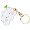 AXFEE Airtags Portachiavi in PU Pelle, Porta Air Tag per GSP Apple | Airtag Cover per Chiavi Zaini e Animale, Portatile, Anti-graffio, Mantiene un Segnale Forte- Nuvola