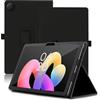 Envibe Custodia per TCL Tab 10L Gen 4 10.1 Pollici, Cover Tablet TCL Tab 10L Gen 4, Copertura Protettiva Pieghevole con Supporto per Matita e Cinturino da Polso, Protezione Completa. (Nero)