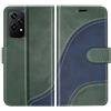 BoxTii Cover per Honor 200 Lite 5G, Custodia in PU Pelle Portafoglio, Magnetica Flip Cover a Libro con Slot per Schede per Honor 200 Lite 5G, Verde