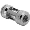 Lazmin112 Filtro di Raffreddamento Ad Acqua del Computer, Filettatura G1 / 4 Filtri di Raffreddamento del Computer Connettore di Raccordo di Raffreddamento a Liquido del Computer (Argento)