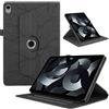 TEDTIKJT Cover per iPad 10th Gen 10.9 2022 Custodia/iPad 11th Gen 2025 11 Custodia Pelle PU 360°Multi Angolo Ruotabile Tablet Protettiva Cover con Auto Sveglia/Sonno, Nero Albero
