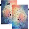 LSPCASA Cover Per Samsung Galaxy Tab A 10.1 (2016) SM-T580/T585 PU+TPU Cover Samsung Galaxy Tab A Sveglia/Sonno Automatico Cover Galaxy Tab A 2016 Albero