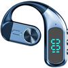 Generic Cuffie auricolari a conduzione ossea con microfono per telefoni cellulari
