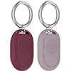 RenSheng 2 Pezzi Custodie Protettive in Silicone Compatibili con Xiaomi Smart Tag, con Portachiavi.Può Essere Attaccato a Valigie, Zaini per Bambini, Chiavi e Animali Domestici.