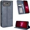 BellaCase Custodia ASUS Rog Phone 6/6 PRO [Custodia Portafoglio] [Staffa] [Slot per schede] [Flip Cover Magnetica] Compatibile con Lo Smartphone ASUS Rog Phone 6/6 PRO(Blu)