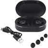 Akozon Auricolari, Auricolari Auricolari Wireless con Microfono Gancio per l'orecchio per la Guida Sport Viaggi Impermeabile Stereo con Cancellazione del Rumore (BLACK)