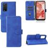 Generico Custodia Compatibile con TCL 205 / 4187D schermo display 6.22 COVER stand flip LIBRO gel PORTAFOGLIO Protezione antiurto case schermo magnetica eco pelle porta carte vano card (Blu)