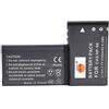 DSTE - Batteria di ricambio compatibile con Casio NP-90 Exilim EX-H10 EX-H15 EX-H20G EX-FH100 EX-FH100BK Digatal Camera