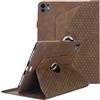 Generic Custodia per iPad Air 11 M3/M2 (2025/2024), iPad Air 5a/4a generazione 11 (2022/2020), iPad Pro 11(18/20/21/22) con portamatite, rotazione a 360 gradi in pelle PU custodia protettiva a libro