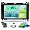 Hodozzy 【8 Core 6+128G】Per Mercedes Benz B200 W169 W245 W639 Sprinter Vito Viano Autoradio con CarPlay Wireless Android Auto, Schermo IPS da 9 Pollici con Radio FM/RDS, GPS, BT 5.0, Telecamera Posteriore