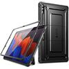 SUPCASE Cover per Samsung Galaxy Tab S10 Ultra (2024) / Galaxy Tab S9 Ultra (2023) / Galaxy Tab S8 Ultra (2022), con Pellicola Schermo Integrata, Cavalletto e Supporto per Penna (Nero)