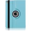 FuriGer Custodia per iPad 12.9 2017, iPad Pro 12.9 Custodia Smart Shell Stand Cover con 360 gradi di rotazione in pelle PU per Apple iPad Pro 12.9 2015/2017-Azzurro