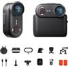 Apexcam K80 Mini Action Cam,POV Camera Con Memoria Integrata da 64GB,4K WiFi EIS Mini Body Cam Sportiva Portatile Vlogging Fotocamera,10M Fotocamera Subacquea,Videocamere Montate sul Corpo e Accessori