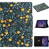 CASAFUNY Custodia per Samsung Galaxy Tab A8 10,5 2022/2021(SM-X200/SM-X205/SM-X207), Copertura protettiva con Supporto e Auto Svegliati/Sonno Cover per Samsung Galaxy Tab A8 2022/2021, Mandarino