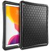 FINTIE Cover per iPad 9a/8a/7a Generazione 10,2 Pollici (2021/2020/2019) | [Serie Honey Comb] Leggera Case Protettiva Custodia Antiurto in Silicone, Nero