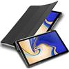 Cadorabo Custodia Tablet per Samsung Galaxy Tab S5e (10.5 Zoll) SM-T725N in NERO SATIN - Copertura Protettiva Molto Sottile di Similpelle in Stile Libro CON Auto Wake Up e Funzione Stand