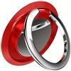 Generic Supporto per telefono con anello girevole a 360 gradi con supporto magnetico, supporto universale per cruscotto auto e cellulare, facile da installare (rosso)