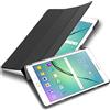 Cadorabo Custodia Tablet per Samsung Galaxy Tab S2 9.7 SM-T815N/T813N/T819N in NERO SATIN - Copertura Protettiva Molto Sottile di Similpelle in Stile Libro CON Auto Wake Up e Funzione Stand