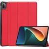 TingYR Cover per Xiaomi Mi Pad 5 Custodia Tablet, Pelle, Supporto Pieghevole, Protezione all-Inclusive, Custodia per Xiaomi Mi Pad 5.(Rosso)