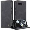WJXEXRS Cover per Google Pixel 7, Custodia in Pelle Premium, Supporto Slot per Schede, Portafoglio Kickstand Flip Wallet Magnetica Custodie Porta Carte, Adatto per Google Pixel 7 - Nero