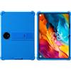 Xliamcp Custodia per tablet TCL NXTPAPER 14 da 14,3 pollici con cavalletto per PC, in morbido silicone, lavabile, con angoli ispessiti, antiurto, blu