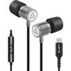 LUDOS ULTRA Cuffie USB C, Garanzia 5 Anni, Auricolari USB C In-Ear per iPhone 16 15 Pro Max Plus iPad, Cuffie Type C con Microfono per Samsung Galaxy S24 S23 Ultra S22 S21 FE S20 Z Flip 3 Fold 4 A54