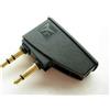 BAAQII BODYART Adattatore audio per cuffie Bose QC35 QC25 QC20 QC15 QC3 QC2