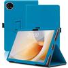 Envibe Custodia per Teclast T65 Plus 13.4 Pollici, Cover Tablet Teclast T65 Plus, Copertura Protettiva Pieghevole con Supporto per Matita e Cinturino da Polso, Protezione Completa. (Azzurro)
