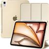 TiMOVO Cover per iPad Air 11 M4/M3/M2, Air 5a/4a Gen 10,9", Oro Champagne | Custodia con Portapenne, Supporto e Retro Traslucido, Auto Sveglia/Sonno