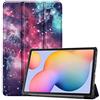 FanTing Cover per Samsung Galaxy Tab S6 Lite Cover, Ultrasottile Custodia in Pelle PU, con Stand per Samsung Galaxy Tab S6 Lite -Galassia