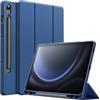 JETech Custodia per Samsung Galaxy Tab S10 Lite/S10 FE/S9 FE 10,9, Navy | Cover TPU morbido, Porta S Pen, Supporto Tri-fold, Auto Svegliati/Sonno