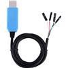 Regun PL2303TA USB al modulo RS232 Ttl - PL2303TA USB al modulo Ttl RS232 convertitore Adattatore Cavo seriale per Win XP/VISTA/7/8/8.1(1 pc)