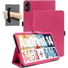 daunke Custodia magnetica per tablet DOOGEE Tab G6+ da 11 pollici, piumino antiurto con slot per penna, piumino impermeabile, anti-graffio, supporto multi-angolo, con cinturino da polso, sottile e resistente