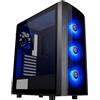 Thermaltake Versa J25 TG RGB Case per Desktop PC, Nero