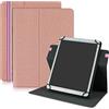 Yiernuo Universale Custodia per 10.1 Pollici Tablet,Cover Rotazione 360° con Funzione Stand Compatibile Tablet da 9.7 10 10.1 10.2 10.3 10.4 10.5 10.6 10.9 11 Pollici Tablet,Oro rosa