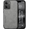 Kepuch Silklike Cover per Realme 14 (China)/ Neo 7x / P3 (Intl) - Custodia Case Piastra Metallica Incorporata - Grigio