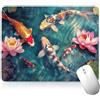 Generic SKRYUIE Tappetino Da Scrivania In Pelle Di Pesce, Tappetino Per Mouse Colorato In PU, Protettiva E Copertura Impermeabile Per Computer, Tastiera, Mouse Da Gioco, Decorazione Per Laptop