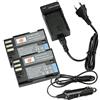 DSTE 2-Pacco D-LI90 Batteria + Caricabatteria per Pentax K-01 K-3 K-3II K-5 K-5IIs K-7 K-7D