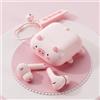 Ttbesmi Carino Kids True Wireless Earbuds Ragazze Auricolari per Bambini per la Scuola con Custodia per iPhone Android Kawaii Cuffie Bluetooth Auricolari per piccoli canali auricolari