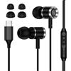 AILKIN Cuffie USB C con cavo per Galaxy S25 Ultra S24 FE S23 S22 S21 A16 5G A17 A56 A55 A36 A35 Auricolari in-ear USB C con cavo di tipo C con microfono per iPhone 17 Air 16 Pro 15, Google Pixel 10 9