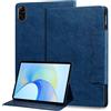 Mldjomid Custodia Tablet per Honor Pad X8a 11 pollici 2024 Cover Protettiva, Cover Flip in Pelle PU con Slot per Schede e Funzione Stand per Honor Pad X8a 11, Fibbia Gatto Blu Reale