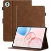 Cicili Custodia per Honor Pad 10 / Pad 20 Tablet 12.1 2025/2026, Marrone | Custodia protettiva a portafoglio in pelle PU con 4 scomparti per schede, supporto regolabile multi-angolo, per ufficio